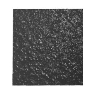 Black Mottled Texture Notepad