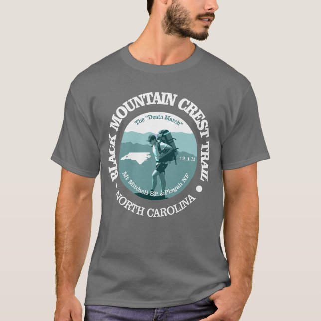 Black Mountain Crest Trail (T) T-Shirt (Front)