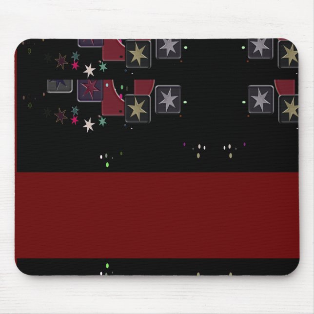 Black Mousepad Stars (Front)