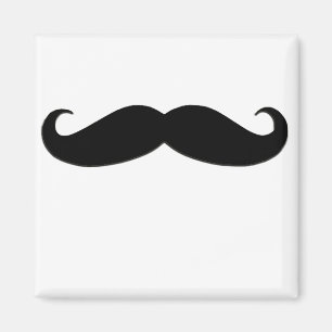 Black Moustache or Black Moustache for Fun Gifts Magnet