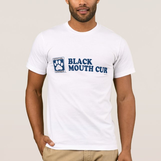 Black Mouth Cur Blue T-Shirt (Front)