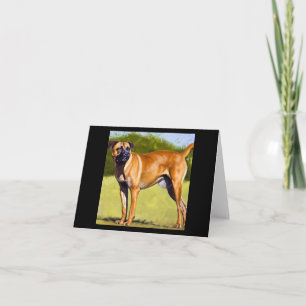 Black Mouth Cur Dog Card