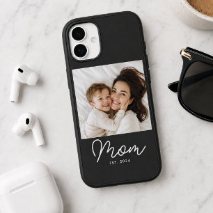 Black Mum Established Script Photo iPhone 16 Case