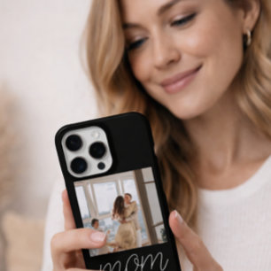 Black Mum Established Script Photo Case-Mate iPhone 16 Pro Max Case