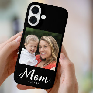 Black Mum Established Script Photo Case-Mate  iPhone 16 Case