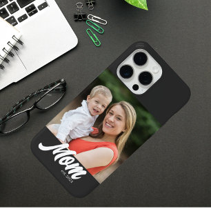 Black Mum Established Script Photo iPhone 15 Pro Max Case