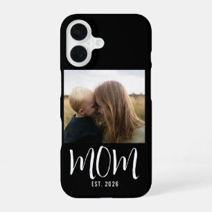 Black Mum Established Script Photo iPhone 16 Case