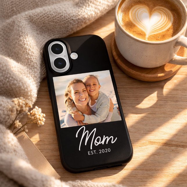 Black Mum Established Script Photo  iPhone 16 Case (Creator Uploaded)