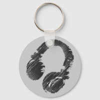 black music deejay headphone