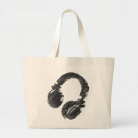 black music deejay headphone