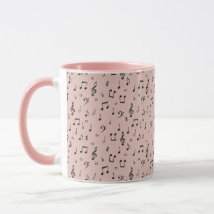 Black Musical Coffee Mug
