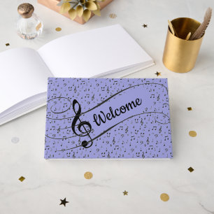 Black Musical personalised Guest Book