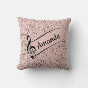Black Musical personalised  Throw Pillow