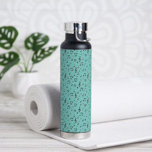 Black Musical  Water Bottle