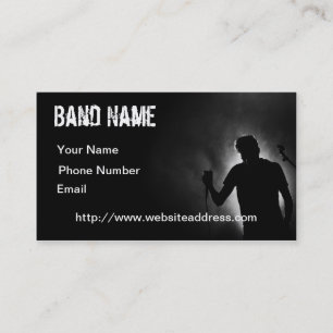 Black Musician Business Card