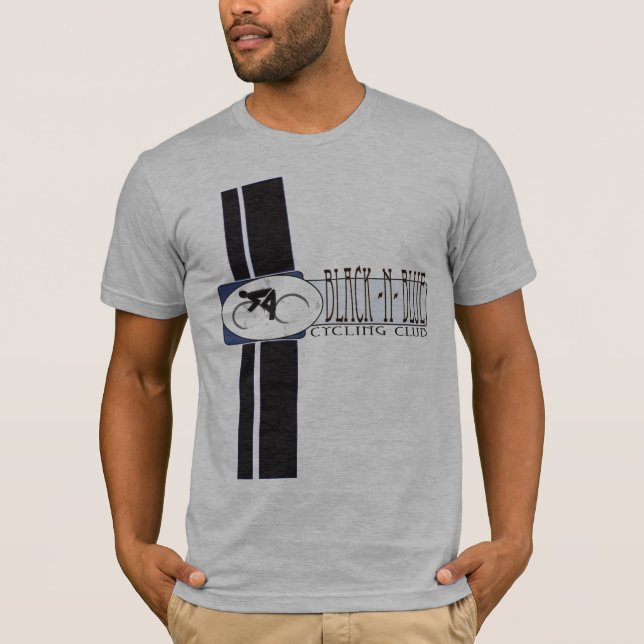 Black n Blue cycling T-Shirt (Front)