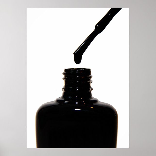Black Nail Polish Poster (Front)