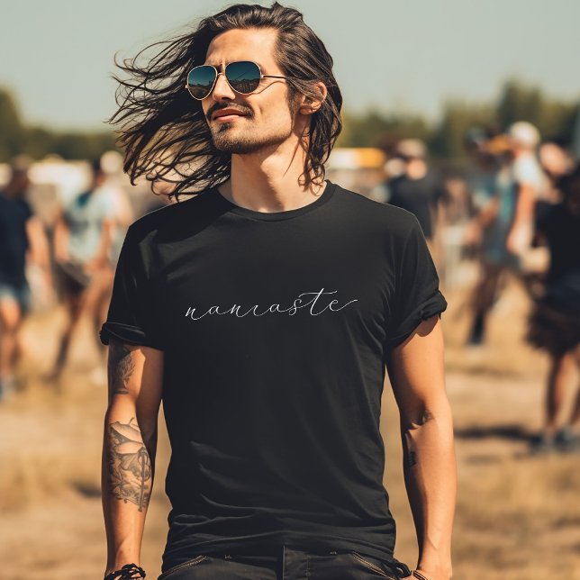 Black Namaste T-Shirt (Creator Uploaded)
