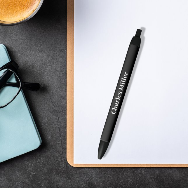 Black name simple classic black ink pen (Creator Uploaded)