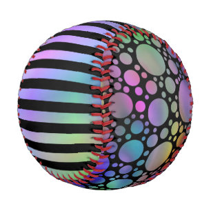 Black Narrow Stripes & coloured Dots + your ideas Baseball