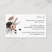 Black & Natural Floral Boho Details Sm