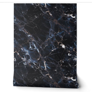 Black Natural Marble Wallpaper