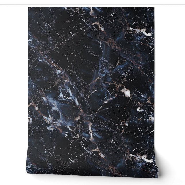 Black Natural Marble  Wallpaper (Unrolling)