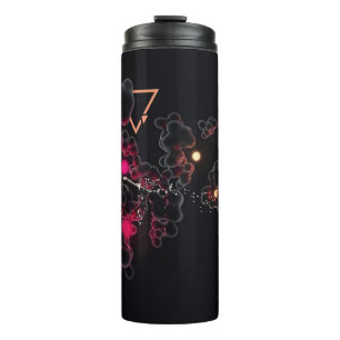Black Neaon Thermal Tumbler