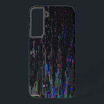 Black Neon Digital Glitch Samsung Galaxy Case<br><div class="desc">Stand out with this black neon digital glitch Samsung Galaxy case. The dark glitch design with colorful neon streaks delivers a trendy and futuristic look. Ideal for those who love cyberpunk,  tech-inspired,  and stylish accessories.</div>