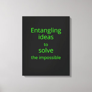 Black Neon Green Open Sans Quantum Engineer Decor