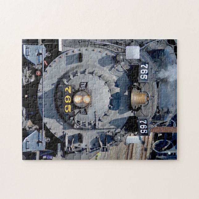 Black Nikel Plate Road 765 Steam locomotive Train  Jigsaw Puzzle (Horizontal)