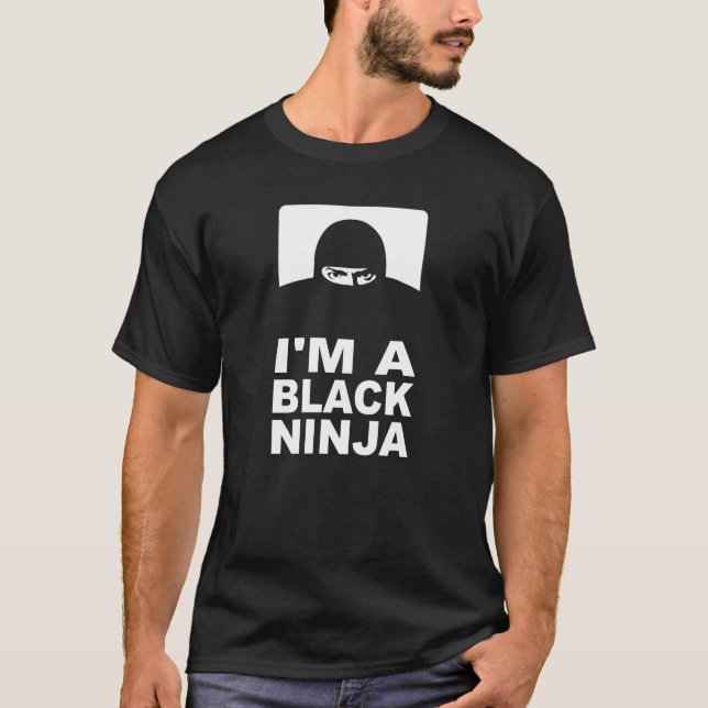 Black Ninja T-Shirt (Front)