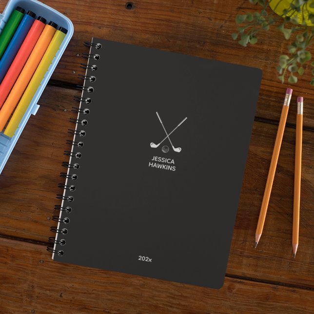 Black Noir Golf Club Personal Weekly Planner (Creator Uploaded)