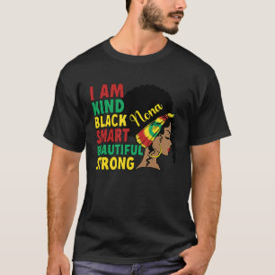 Black Nona Grandmother African American Nona Grand T-Shirt