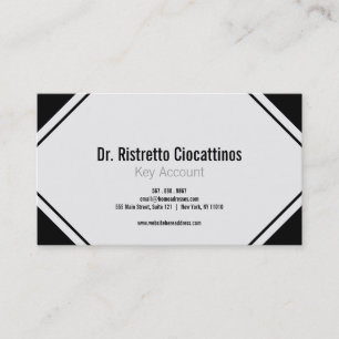 Black nooks business card