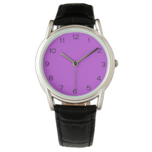 Black Numbers on Purple wacnt Watch