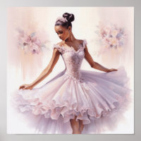 Black Nutcracker Sugar Plum Fairy in Pink Tutu 