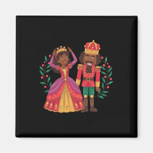 Black Nutcracker Sugar Plum Fairy Kwanzaa African  Magnet