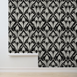 Black & Off-white Contrast Wallpaper