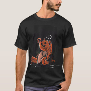 Black Oil Bear Pastel Goth T-Shirt
