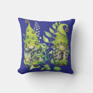 Black Olive Gnome Pillow