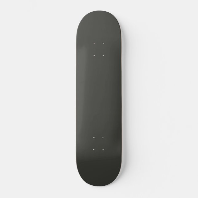 Black olive (solid color)  skateboard (Front)