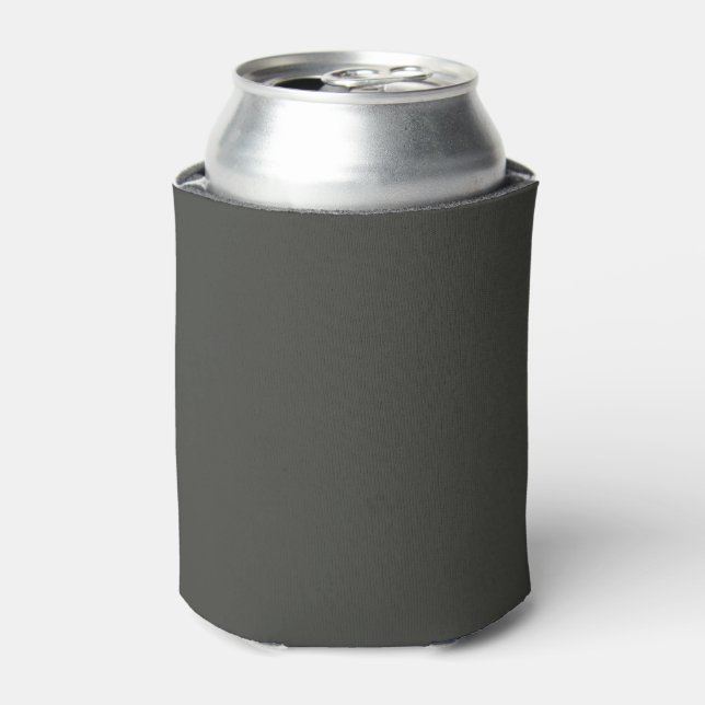 Black olive (solid colour)  can cooler (Can Front)