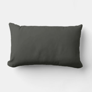 Black olive (solid colour) lumbar cushion