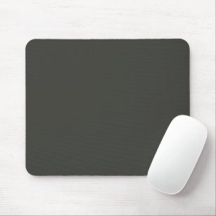 Black Olive Solid Colour Mouse Pad