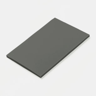 Black olive (solid colour) post-it notes