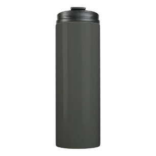 Black olive (solid colour)  thermal tumbler