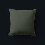 Black Olive Solid Plain Colour Cushion<br><div class="desc">Rich dark green colour. Suitable on formal/ Informal occasions. Simple,  classic & fashionable colour. 
Work with a variety of colours degree. Recommend being in the wardrobe.
If you like the minimalist idea principle this colour definitely will assist. Besides its beauty,  and rich in nature. 
hex#303729</div>