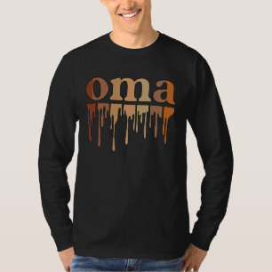 Black Oma Grandmother African American Oma Grandma T-Shirt