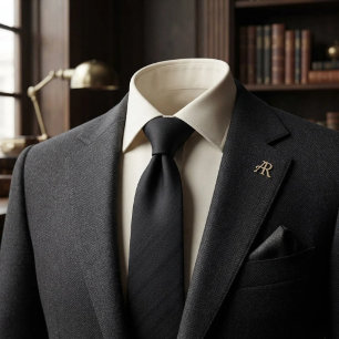 Black on Black Shadow Stripe Tie